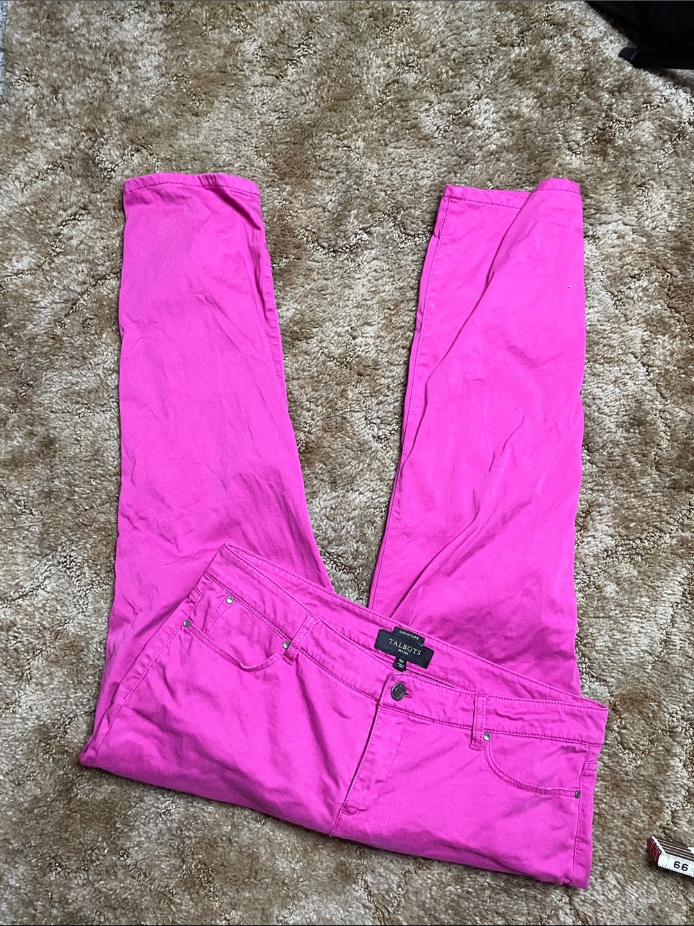 Talbots Signature Pink Jeans Size 10 Piete‎